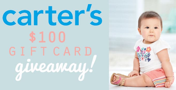 Kick Off the Summer by Entering to Win a Carter s $100 Gift Card
