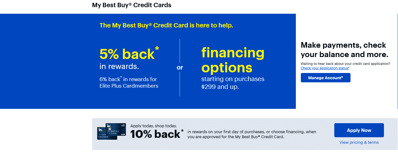 Best Buy Credit Card Rewards