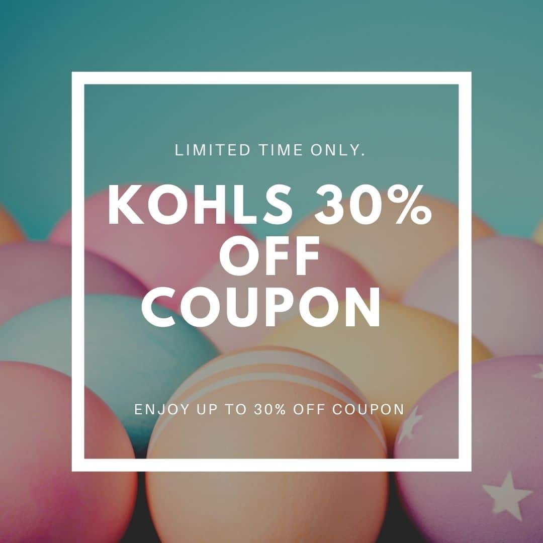 30% Off Discount Coupon at Kohl's - EDEALO