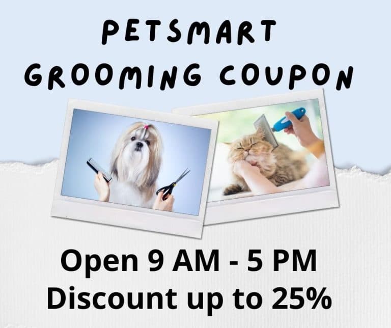 25 OFF Petsmart Grooming Coupon October 2023