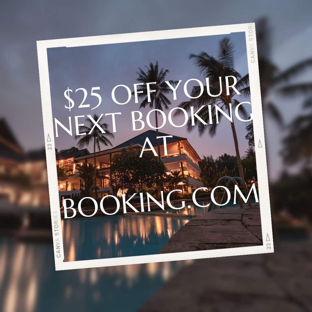 $25 off your next booking at booking.com